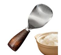 Rice Paddle - Standing Stainless Steel Appliance, Heat Resistant Kitchen Gadget, , Non-Stick, Prevents Scratches on the , Hygienic Upright | Placement for Cookware in the Res
