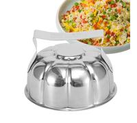 Rice Press Mold - 304 Stainless Steel Fried Rice Shaper, Reusable Japanese-Style lLava Omelet rRice Forming Machine, Washable Kitchen Utensil with Handle | Practical Cooking Tool