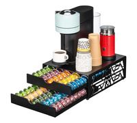 Rice rat for Nespresso Pods Holder Vertuo Pod Holder for Vertuoline Capsules (100 pods-2tiers)