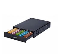 Rice rat for Nespresso Pods Holder Vertuo Pod Holder for Vertuoline Capsules （50 pods） Black2