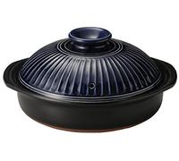 Rice retort corresponding pot (with rice scale) Ginmine chrysanthemum (Ruri glaze) No. 9 pot 5-96091 0386ap