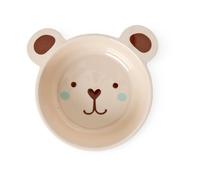 RICE Rice bear-shaped melamine bowl 50 cl Brown