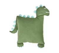 RICE Rice cushion dinosaur 48x52 cm Green