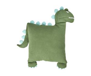 RICE Rice cushion dinosaur 48x52 cm Green