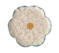 RICE Rice Flower plate Ø19.5 cm Blue border