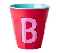 RICE Rice melamin cup medium letter - B 30 cl Red kiss