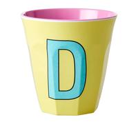 RICE Rice melamin cup medium letter - D 30 cl Yellow