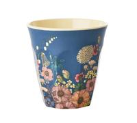 RICE Rice melamine cup medium Flower collage