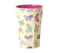 RICE Rice melamine mug high Butterfly
