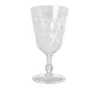 RICE - Wine Goblet Acrylic 36 cl, Clear - Clear