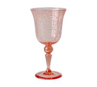 RICE Rice wine glass bubble design 36 cl Peach