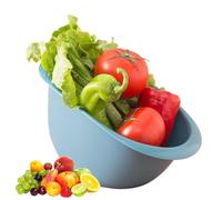 Rice Rinser Strainer, Strainer Bowl for Rice Washer | Dish Drainer - Kitchen Colander, Rice Strainer, Strainer, Rice Fruit Washing Bowl