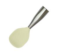 Rice Scooper - Silicone Non-Stick Paddle Standing Rice Spatula - Heat-Resistant Kitchen Serving Scooper for Vegetables Salad Mashed Potatoes Countertop Household Camping Commercial
