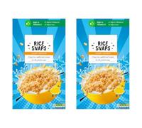 Rice Snaps Crispy Crunch Breakfast Cereal, Puffed and Toasted Rice, High in Vitamin D and Iron, 500g, Pack Of 2