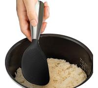 Rice Spatula, Kitchen Standing Serving Spoons for Cooker, Anti-Slip Scooper Kitchen Utensils for Food Preparation Cooking Serving Countertop Home Restaurant Vegetables Salad