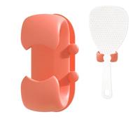 Rice Spoon Holder - 4 x 2.6 x 2 cm Wall Rice Spoon Stand, Slow Cooker Spoon Holder, Easy Installation No Drilling, Self-Adhesive Kitchen Utensil Hook, Aesthetic Wall Spatula Holder for Kitchen, Ba