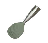 Rice Spoon, Non-Stick Silicone Standing Rice Paddle, Heat-Resistant Anti-Scratch Kitchen Tool, Ergonomic Design for Mashed Potatoes, Vegetables 8.26x3.07x1.30 Inch