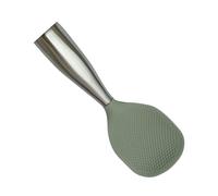 Rice Spoon | Silicone Non-Stick Paddle Standing Rice Spatula,Anti-Slip Scooper Kitchen Gadgets for Mashed Potatoes Salad Vegetables Soup Camping Commercial