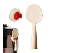 Rice Spoon with Stand Function & Suction Cup - Non-Stick Food Safe Rice Paddle | Hygienic Rice Serving Spoon | Rice Cooker & Sushi - Kitchen Utensils for the Family, Easy to Clean