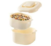 Rice Steaming Cooker for Microwave - 1700ml Large Capacity Meal Maker, Durable Heat Resistant Cooking Vessel, Fast Steam System for Everyday Recipes | Household Party Catering Microwave Noodle Vegetab