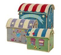 RICE - Storage Basket 3 Pieces, Circus - Grey