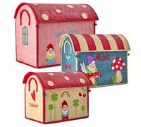 RICE - Storage Basket 3 Pieces, Love Therapy - Multi