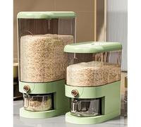 Rice Storage Containers, Airtight Rice Storage Container, Multi Purpose Rice Bin Dispenser With Double Silicone Seal, for Dry Food & Cereal, Ideal for Kitchen Organization(White,5KG)