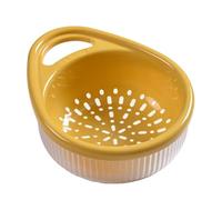 Rice Strainer and Kitchen Strainer Sets Strainer with Mixing Bowl Set, Pasta Strainer, Fruit Bowl Strainers, Double Layer Drainer Bowl, Storage Container