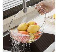 Rice StrainerRice DrainerRice C Rice Wa Strainer Bowl Plastic Rice Beans Peas Washing Basket for Vegetables Fruits Kitchen Accessories L by Design Our Crafted to of Households (M)