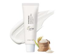 Rice Sunscreen SPF 50 PA++++ Korean Sunscreen SPF 50 Probiotics Sun screen Rice Protection Sun Cream Lightweight Sun Cream for Face & Body, No White Cast, Moisturising, for All Skin Types, 50g