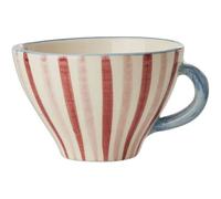 RICE - Teacup Ceramic 15 cl, Stripes - Pink