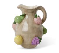 RICE Rice ceramic vase 25 cm Embossed fruits