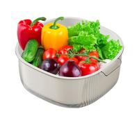 Rice Washer Filter Bowl, Multifunctional Drain Basket - Multifunctional Household Strainer,Thickened Cable Food Filters, Portable Filter Bowl for Washing V