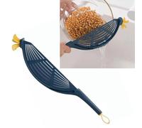 Rice Washing Filter, Durable Plastic Design | Small hole drainage, Lightweight handheld tool, Versatile for fruits, beans