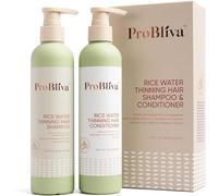 Rice Water Hair Growth Shampoo and Conditioner: Hair Growth Shampoo - Rice Water Shampoo with Biotion and Caffeine for Hair Loss - Rice Water Shampoo and Conditioner for Women and Men (240mL X 2)