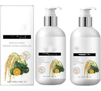 Rice Water Hair Regeneration Shampoo,Deep Conditioning for Dry Frizzy Curly Strands,For Hair Loss and Thinning Hair,For All Hair Types