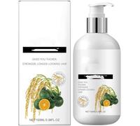 Rice Water Hair Regeneration Shampoo,Deep Conditioning for Dry Frizzy Curly Strands,For Hair Loss and Thinning Hair,For All Hair Types