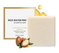 Rice Water Protein Shampoo Bar, With Gentle Formula, 100g, Shampoo Bar, Pla-stic Reducing Hair Care, Minimize Split Ends, For Daily Scalp Travel Women Men Home Salon Hygiene Beauty