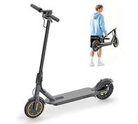 Riceel Electric Scooter, 350W Foldable Electric Scooters Adult with 25-30km Range, Max Speed 25KM/H, 8.5in Solid Tire, 3 Speed Mode Double Braking System Fast e Scooter for Adults and Teens