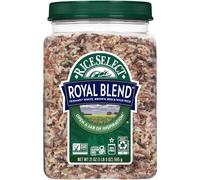 RiceSelect Royal Blend, Texmati White, Brown, Wild, and Red Rice, 21 oz Jar