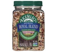 RiceSelect Royal Blend, Texmati White, Brown, Wild, and Red Rice, 21 oz Jar