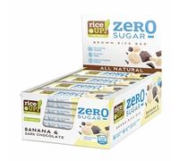 riceUP! Zero Sugar Brown Rice Bar Banana & Dark Chocolate 20 x 18g | No Added Sugar | Gluten Free | Low Glycemic Index