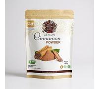 Rich Ceylon Spices - Pure Ceylon Cinnamon Powder 100g - Premium Grade Ground Ceylon Spice - Natural & Aromatic - Ideal for Baking, Smoothies, Cooking & Daily Wellness