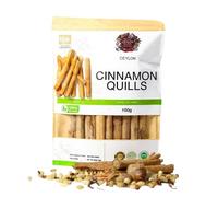 Rich Ceylon Spices - Pure Ceylon Cinnamon Sticks 100g (Grade C5 Quills) from Sri Lanka - True Cinnamon for Tea, Cooking, Baking, Mulled Wine, Christmas & Crafts - Natural Whole Dried Spice
