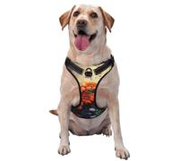 Rich Flowers Premium Dog Harness for Small, Medium, and Large Dogs – Durable, No Pull with Reflective Straps and Quick Release BucklesMedium
