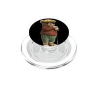 Rich Golf Teddy Bear Costume for Golfing Sport Lovers PopSockets PopGrip for MagSafe