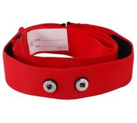 Rich Green Valley Chest Strap,Heart Rate Monitor Replacement Strap Fits for myzone Switch Strap and MZ-Max,Red Large (NOT Fits For MYZONE Mz-3)