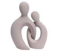 Rich Iron Cool Stuff to Put on Shelves Ceramic Couple Sculptures For Home Decor Abstract Lover Statue For Shelf Office Living Room Decorations Anniversary Room Decor Aesthetic(Gray)
