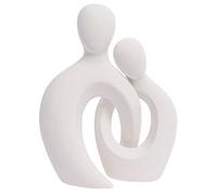 Rich Iron Cool Stuff to Put on Shelves Ceramic Couple Sculptures For Home Decor Abstract Lover Statue For Shelf Office Living Room Decorations Anniversary Room Decor Aesthetic(Wei)