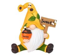 Rich Iron Figuritas Coleccionables Spring Gnome Decorations Adorable Beekeeping Garden Statue Whimsical Bee Decor Dorm Decor